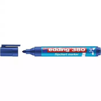 Žymeklis Edding 4-380 — apvalus antgalis, mėlynas rašalas, vienas vienetas, 16,6 g