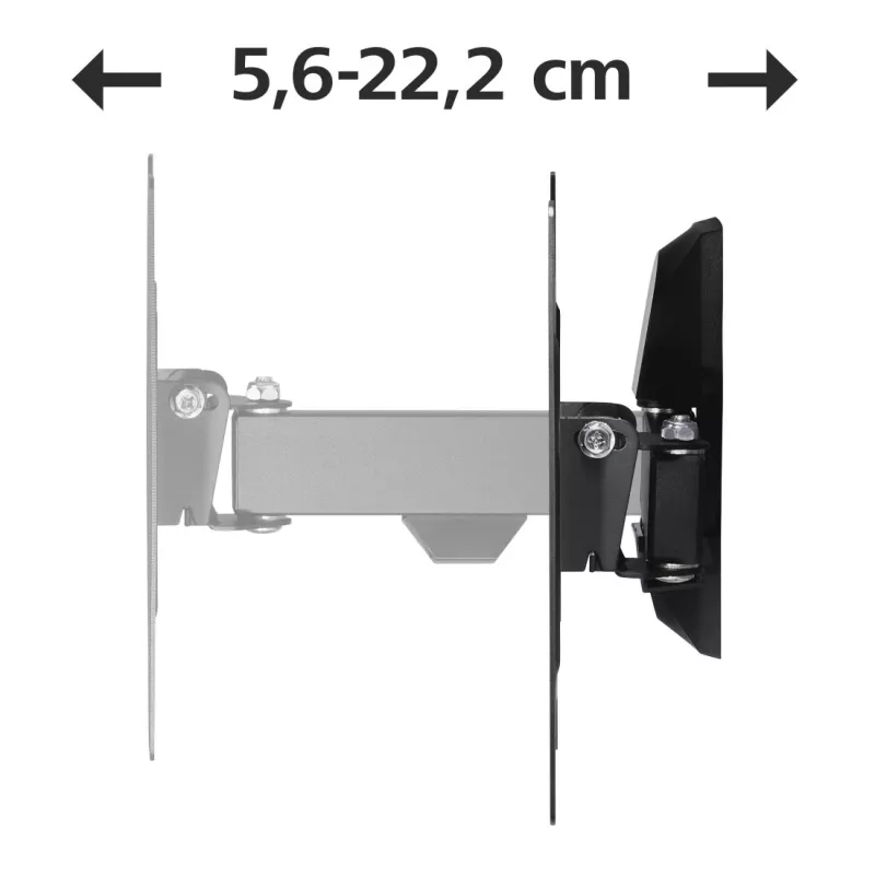 Hama 00118100 TV laikiklis/stovas 121,9 cm (48 col.) juodas