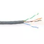 CAT5E U/UTP PVC vientisas kabelis ACT ES100H 100 m pilkas