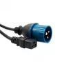 Maitinimo laidas ACT Powercord CEE1 - C19 juodas 2.5 m