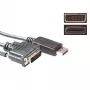 ACT konversinis laidas DisplayPort kištukas į DVI kištukas 5,00 m