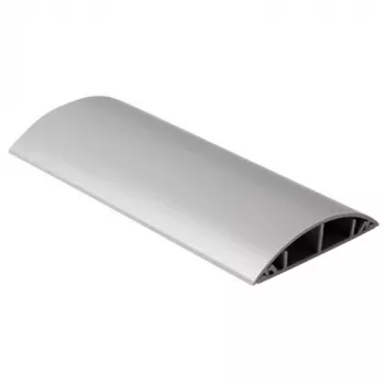 ACT apvalaus tipo PVC kabelių kanalas 90 mm, pilkas