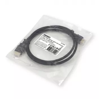 Ewent OEM HDMI High Speed kabelis su Ethernet, 3 metrai, juodas