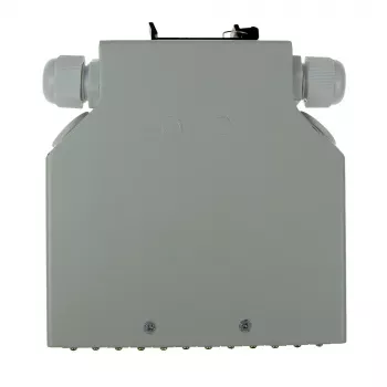ACT DIN bėgių optinio pluošto terminalo dėžutė, be apkrovos, 12 prievadų, Skaidula, Dramblio kaulo, 130 mm, 130 mm, 45,3 mm, Dėžutė