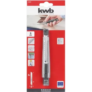 Universalus peilis KWB 015609 Nuplėšiamų ašmenų peilis 145 mm ilgis 9 mm plotis