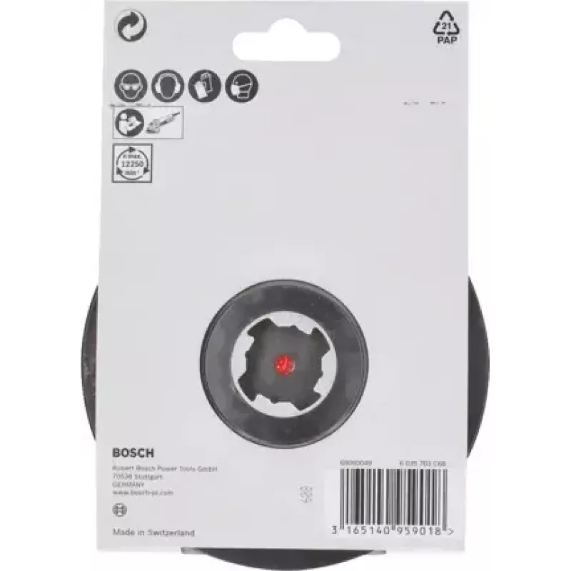 Bosch 2 608 601 721 kampinio šlifuoklio priedas Atraminis diskas