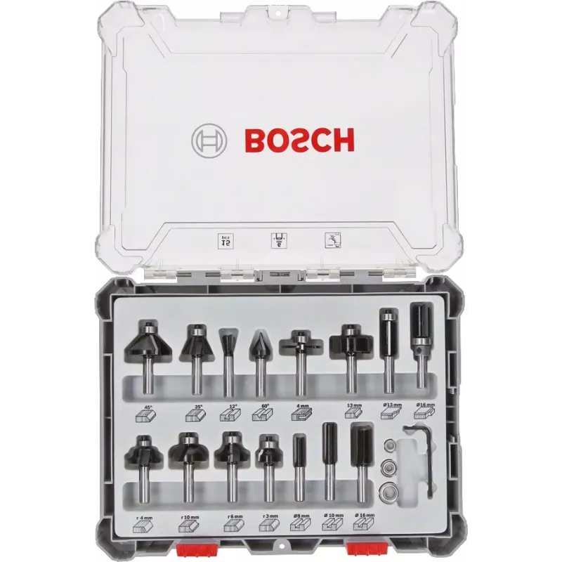 Bosch 2607017473 grąžtų antgalių rinkinys 15 vnt.