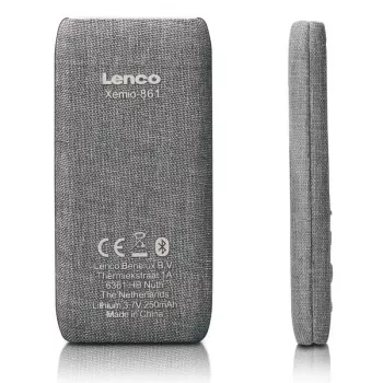 MP4 grotuvas Lenco Xemio-861 8 GB Pilkas USB 3.2 FM radijas