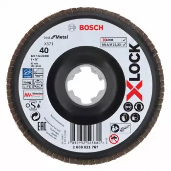 Bosch X571 Best for Metal šlifavimo diskas