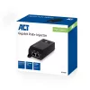 ACT Gigabit PoE+ (30W) injektorius, Gigabit Ethernet, 10,100,1000 Mbit/s, IEEE 802.3, IEEE 802.3ab, IEEE 802.3af, IEEE 802.3at, IEEE 802.3u, Juoda, 30 V, 100 - 240 V