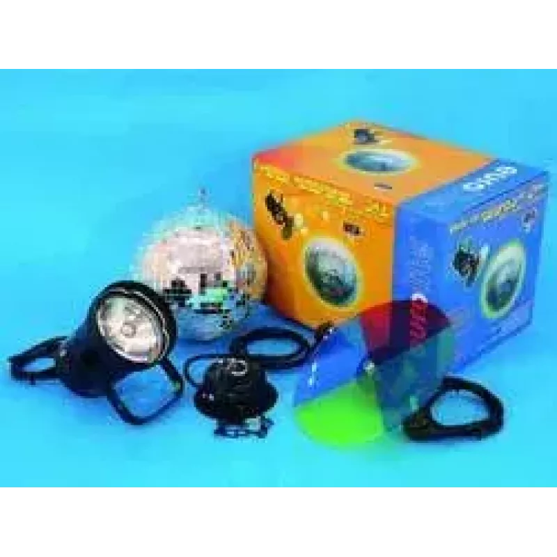 Veidrodinių rutulių rinkinys 20cm Eurolite, įvairiaspalvis, 30W, 230V