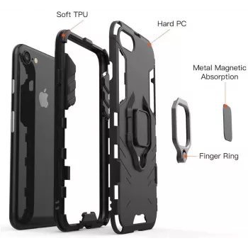CoreParts MOBX-COV-JL-11 mobiliojo telefono dėklas 15,5 cm (6,1 col.) Užvalkalas Juodas