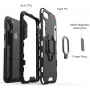 CoreParts MOBX-COV-JL-11 mobiliojo telefono dėklas 15,5 cm (6,1 col.) Užvalkalas Juodas