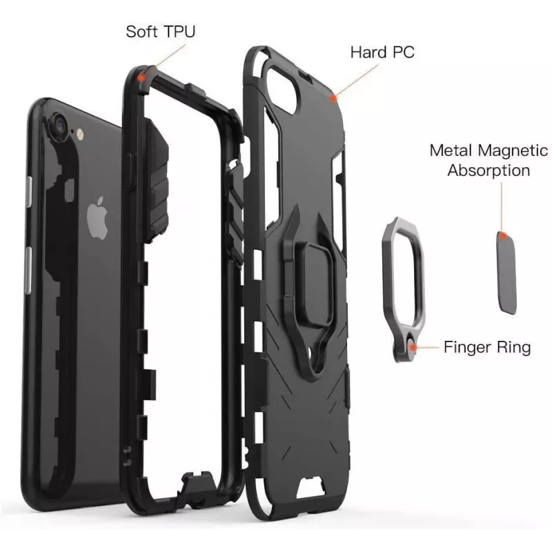 CoreParts MOBX-COV-JL-11 mobiliojo telefono dėklas 15,5 cm (6,1 col.) Užvalkalas Juodas