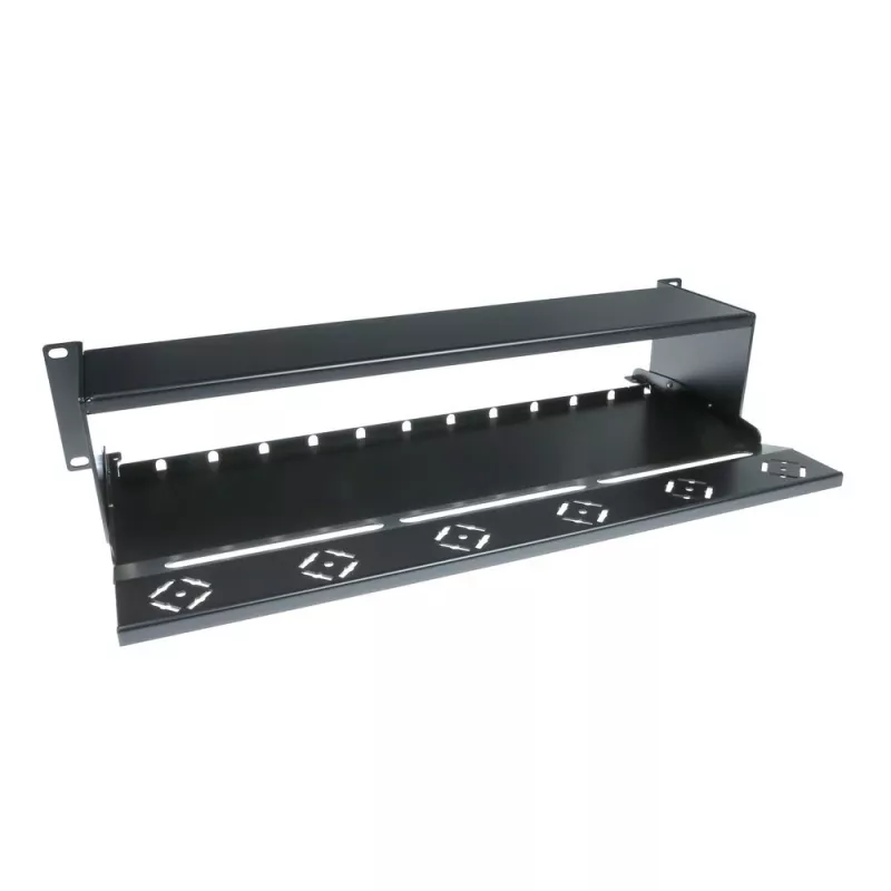 ACT Fiber panel High Density 2HE 12 MTP®-MPO kasečių / keystone adapter plokščių