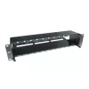 ACT Fiber panel High Density 2HE 12 MTP®-MPO kasečių / keystone adapter plokščių