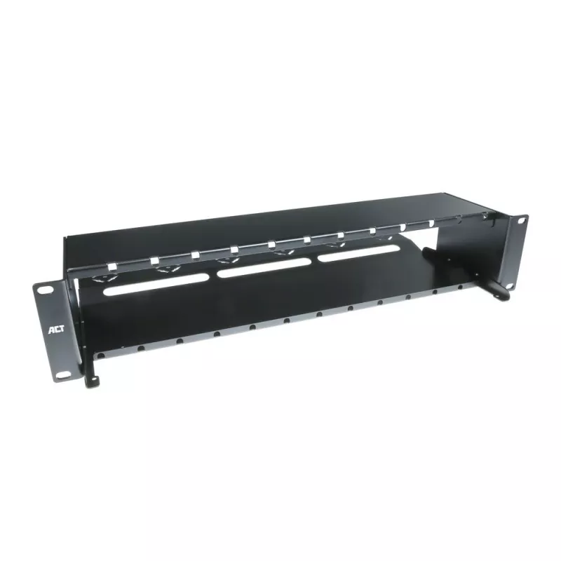 ACT Fiber panel High Density 2HE 12 MTP®-MPO kasečių / keystone adapter plokščių