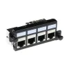 ACT adapterio plokštė 4 x keystone FTP, adapteris, juoda, 1 vnt.