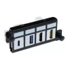 ACT adapterio plokštė 4 x keystone FTP, adapteris, juoda, 1 vnt.