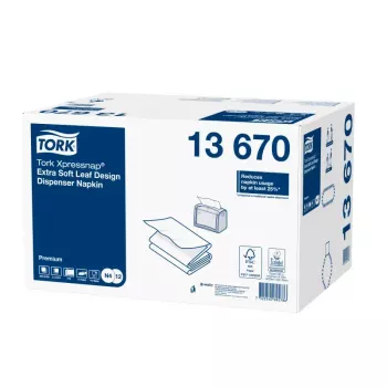 Popierinės servetėlės Tork 13670 Baltos 500 vnt.
