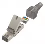 Hama 00300027 tinklo kabelis pilkas, sidabrinis Cat6a