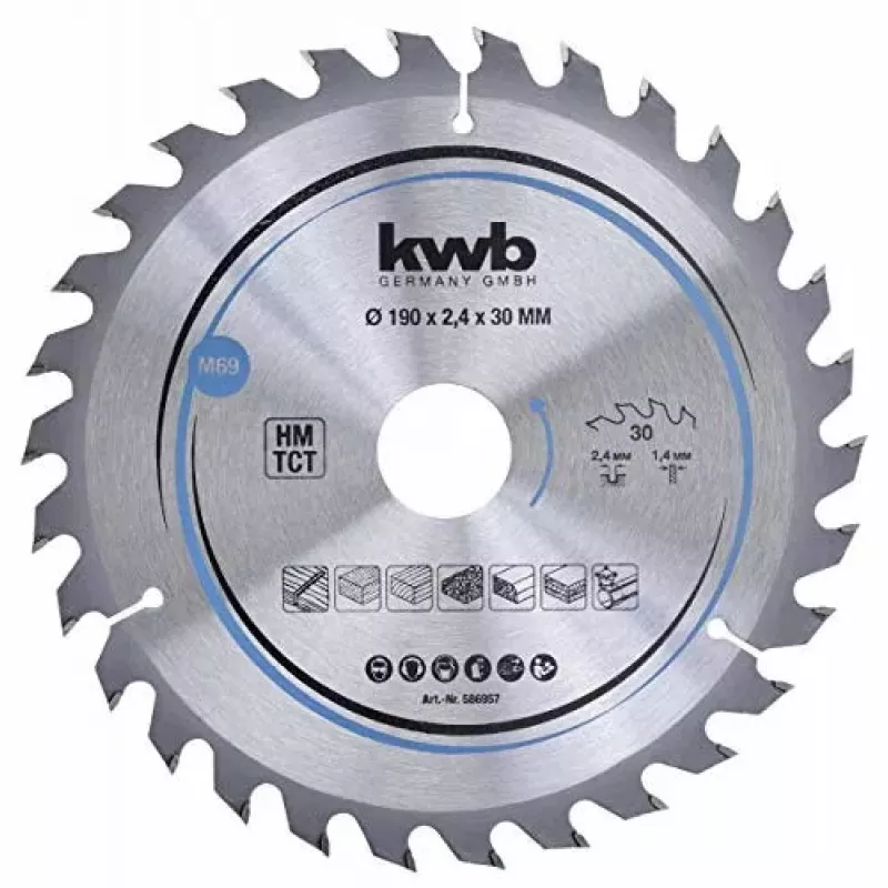 Diskinis pjūklo diskas KWB 586957 metalui 1 vnt. 351 g