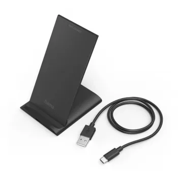 Hama QI-FC10S išmanusis telefonas juodas USB belaidis įkrovimas greitasis įkrovimas vidaus