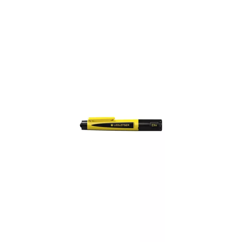 Mini žibintuvėlis-tušinukas Ledlenser EX4 juodas geltonas IPX8 50 lm 35 m