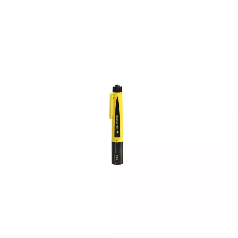 Mini žibintuvėlis-tušinukas Ledlenser EX4 juodas geltonas IPX8 50 lm 35 m