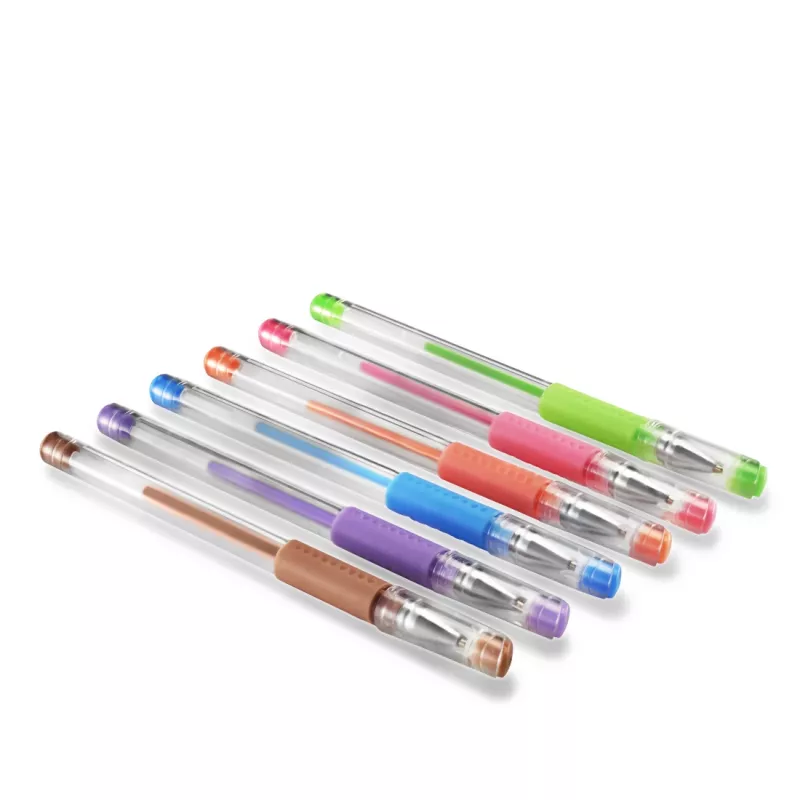 Hama Pastel Capped gel pen Blue, Brown, Green, Oranžinė, Pink, Purple 6 vnt.