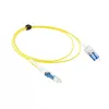 ACT 2 metrų vienmodis 9/125 OS2 Polarity Twist vieno koto dvipusis optinis komutacinis kabelis su CS - LC jungtimis