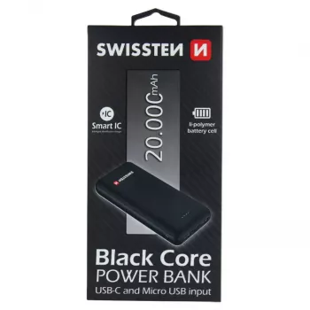Išorinė baterija Swissten 22013928 20000 mAh