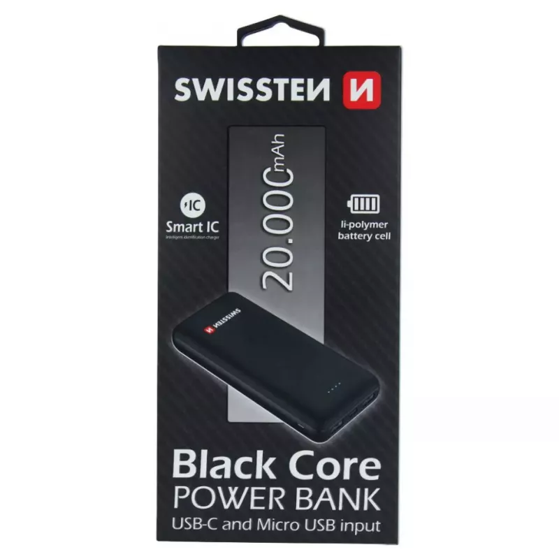 Išorinė baterija Swissten 22013928 20000 mAh