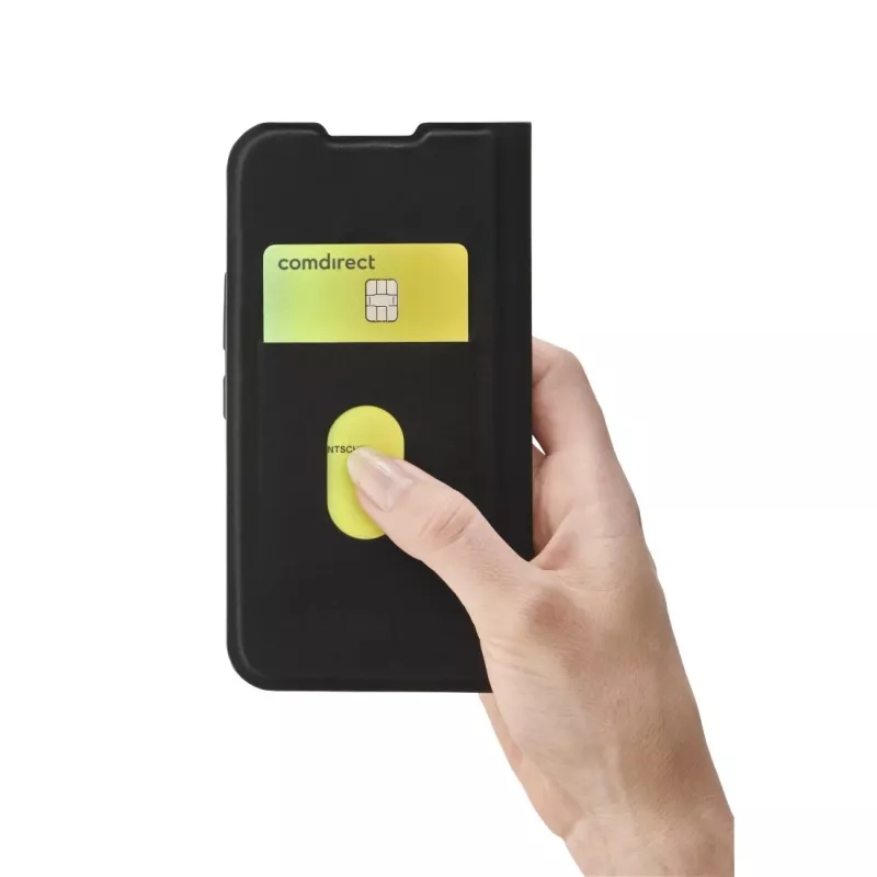Hama 00136054 mobiliojo telefono dėklas 16,3 cm (6,4 col.) Atverčiamas dėklas Juoda
