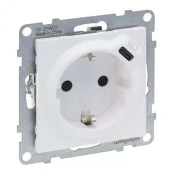 Legrand 765126 kištukinis lizdas, F tipo, baltas