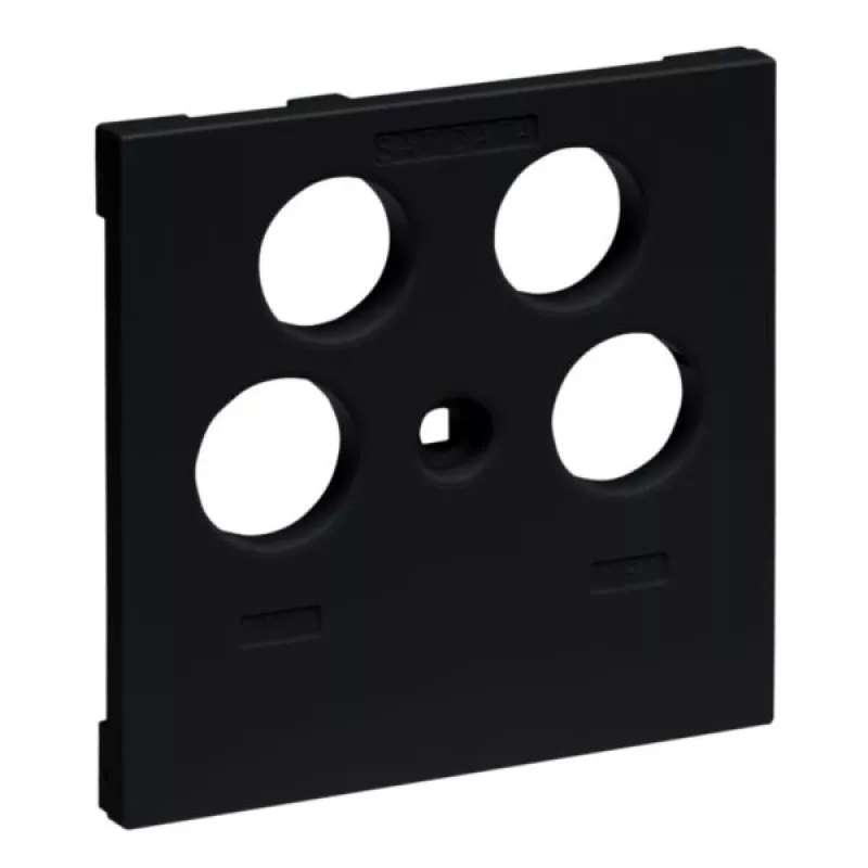 Legrand 765357 sieninė plokštė / jungiklio dangtelis Juoda
