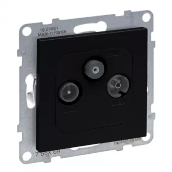 Legrand 765369 lizdas TV + SAT juodas