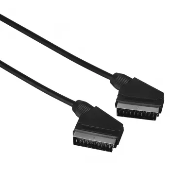 Hama 00205081 SCART laidas 1,5 m SCART (21 kontaktų) juodas