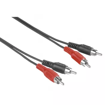 Hama 00205085 audio kabelis 1,5 m 2 x RCA juodas