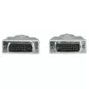 Hama 00200931 DVI laidas 1.5 m DVI-D Pilka