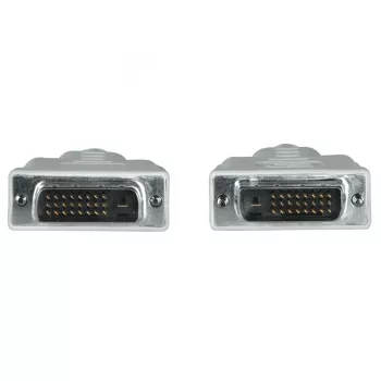 Hama 00200931 DVI laidas 1.5 m DVI-D Pilka