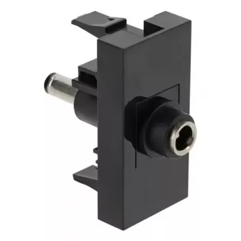 DeLOCK Easy 45 lizdas DC juodas moteriškas vyriškas 45 mm