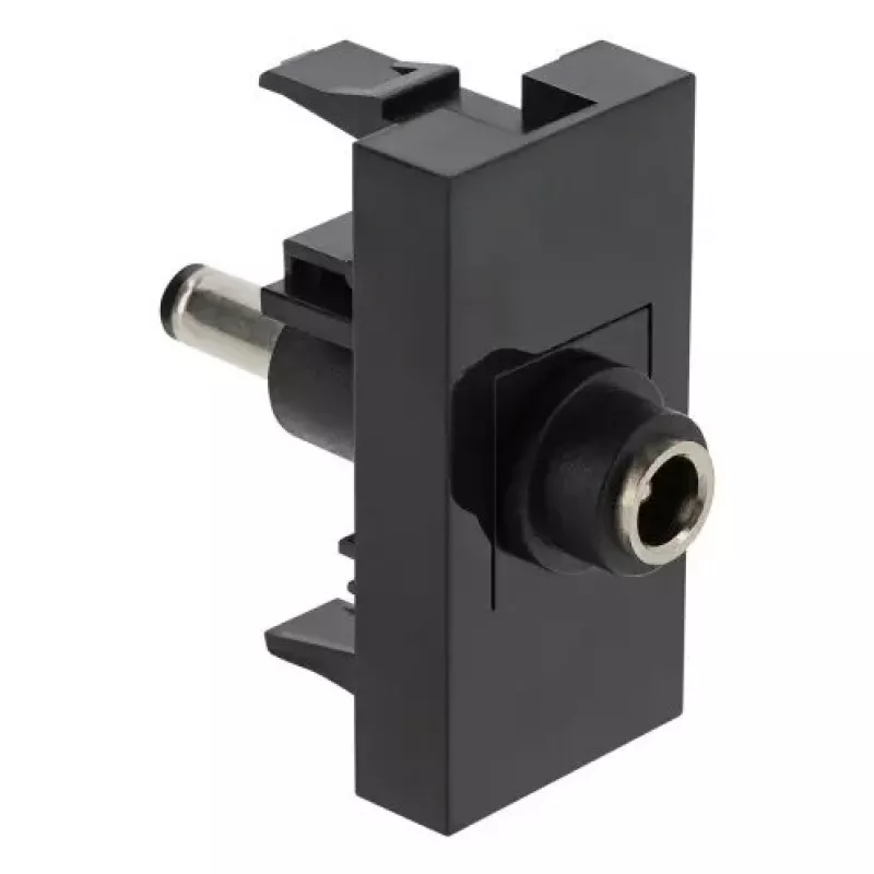 DeLOCK Easy 45 lizdas DC juodas moteriškas vyriškas 45 mm