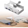 Equip 128967 sąsajos šakotuvas USB 3.2 Gen 1 (3.1 Gen 1) Type-A 5000 Mbit/s aliuminis