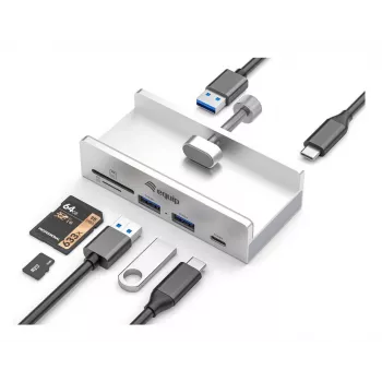 “Equip” 128968 USB šakotuvas, USB 3.2 Gen 1 (3.1 Gen 1) Type-A, 5000 Mbit/s, aliuminis