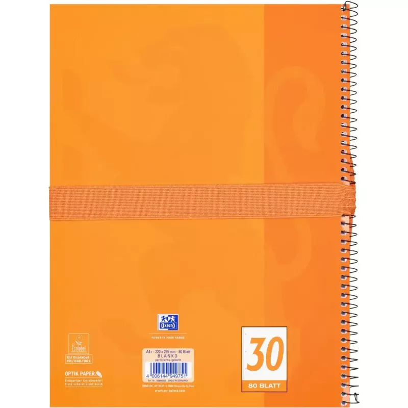 Minkštas penalas Oxford 400183528 Oranžinis 220x70x90 mm