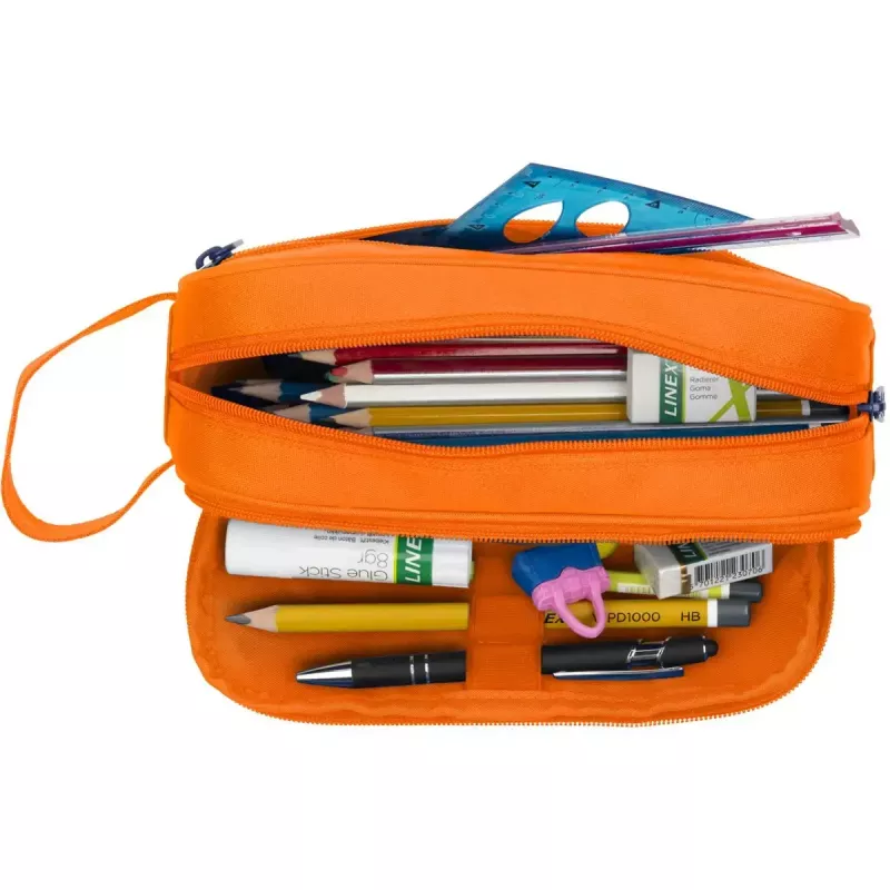 Minkštas penalas Oxford 400183506 Oranžinis 220x70x90 mm