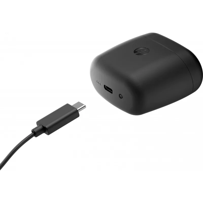 HP Wireless Earbuds G2, belaidės, muzikai, 12 g, ausinės, juodos