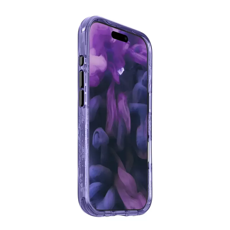 Dėklas LAUT CRYSTAL MATTER iPhone 17 16 cm violetinis permatomas