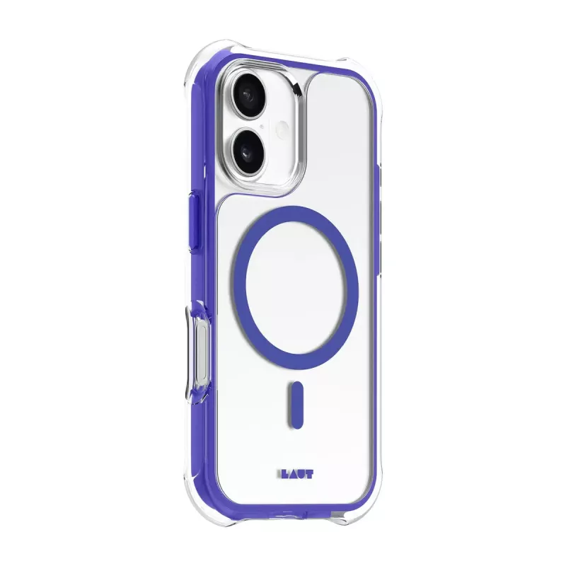 LAUT AERO PROTECT dėklas iPhone 17 16 cm mėlynas permatomas